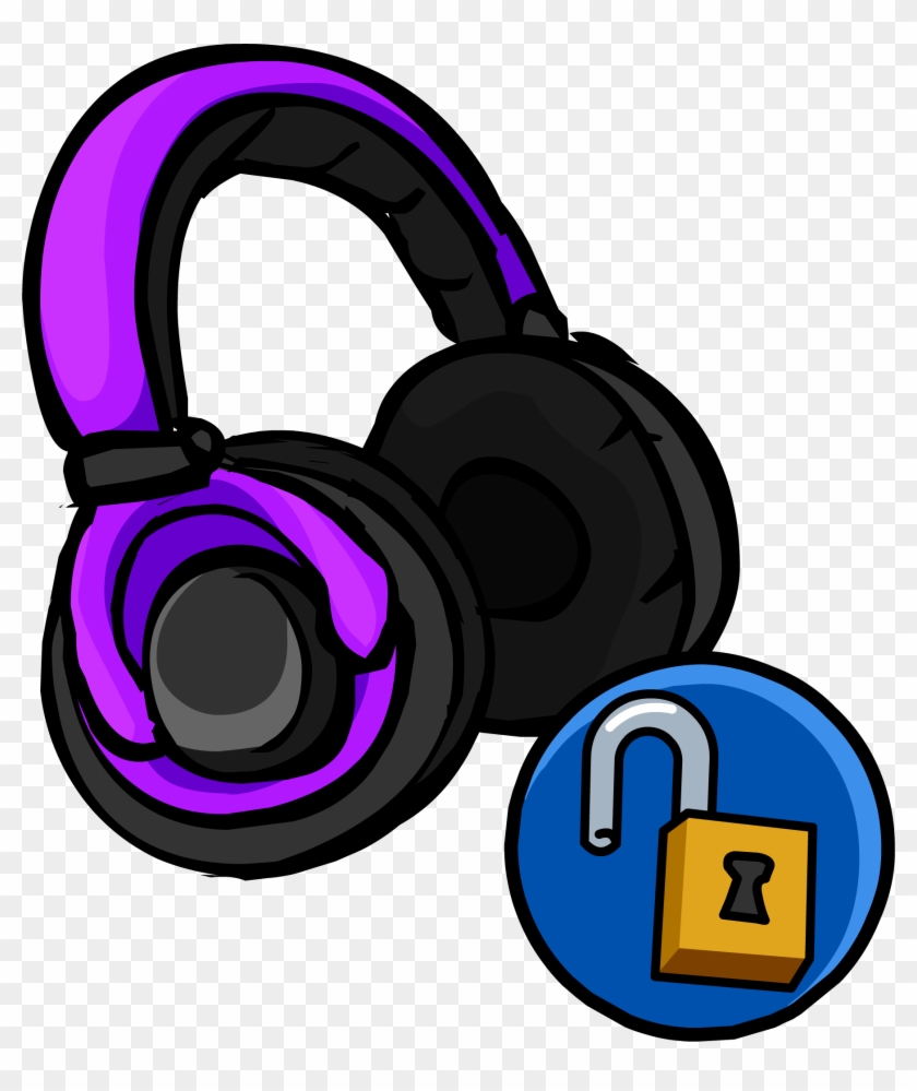 Headphones Club Penguin Wiki Fandom Powered By Ⓒ - Club Penguin Headphones And Hair #1650859