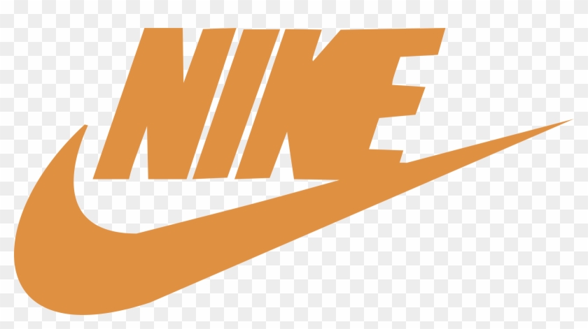 2400 X 1234 5 - Nike Logo Png Orange #1650891
