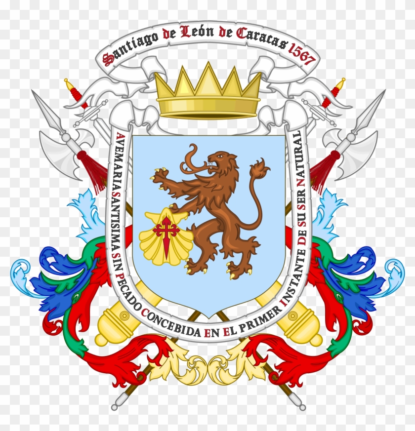 Coat Of Arms Of Caracas - Evolucion Del Escudo De Venezuela #1650967