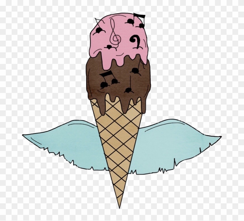 Third Flying Icecream Wings - Ice Cream Cone #1650997