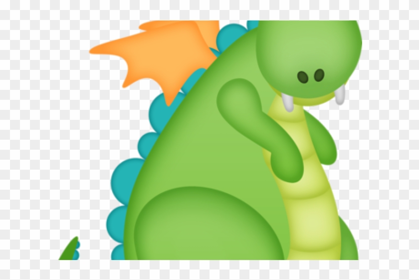 Fairytale Clipart Green Dragon - Cartoon #1651336