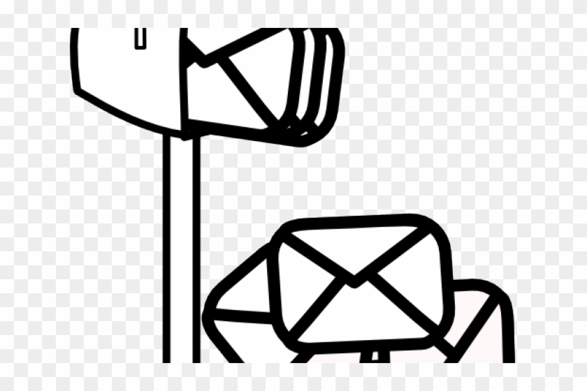 Mailbox Clipart Black And White - Openclipart #1651423