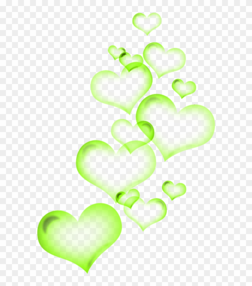 Mq Heart Hearts Love Green Bubbles - Heart #1651472