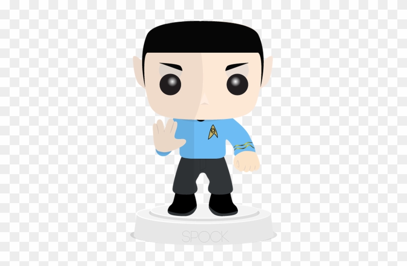 Flat Spock From Star Trek By Coinoproux - Cartoon #1651540