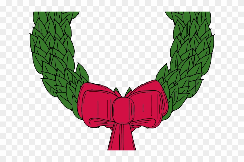 Wreath Clipart Xmas - Christmas Wreath Clip Art #1651580