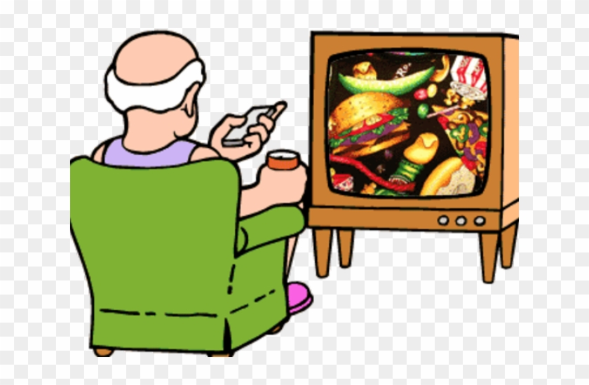 Cartoon Person Watching Tv #1651598