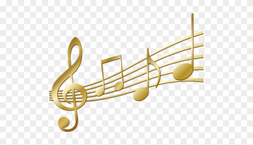 Old Blog New Location - Gold Musical Notes Png #1651644