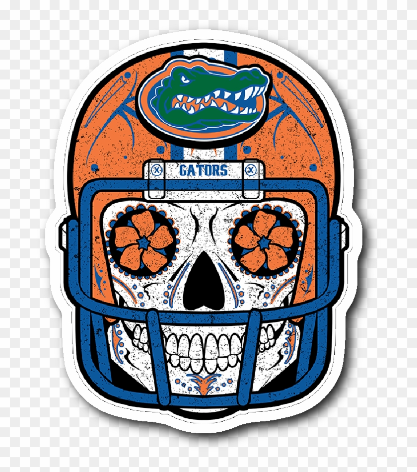 Gator Clipart Simple - Florida Gators Sugar Skull #1651667