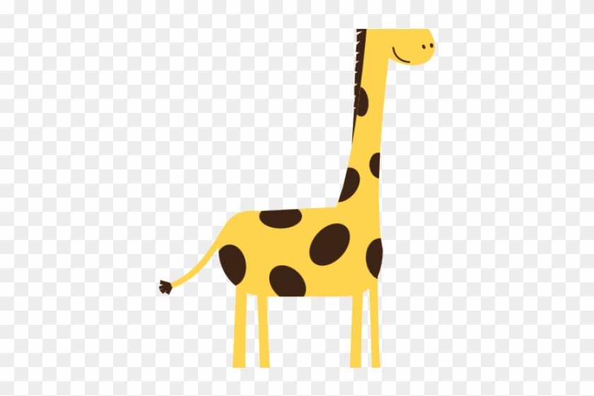 Giraffe Clipart Vector - Gambar Kartun Jerapah Lucu #1651708