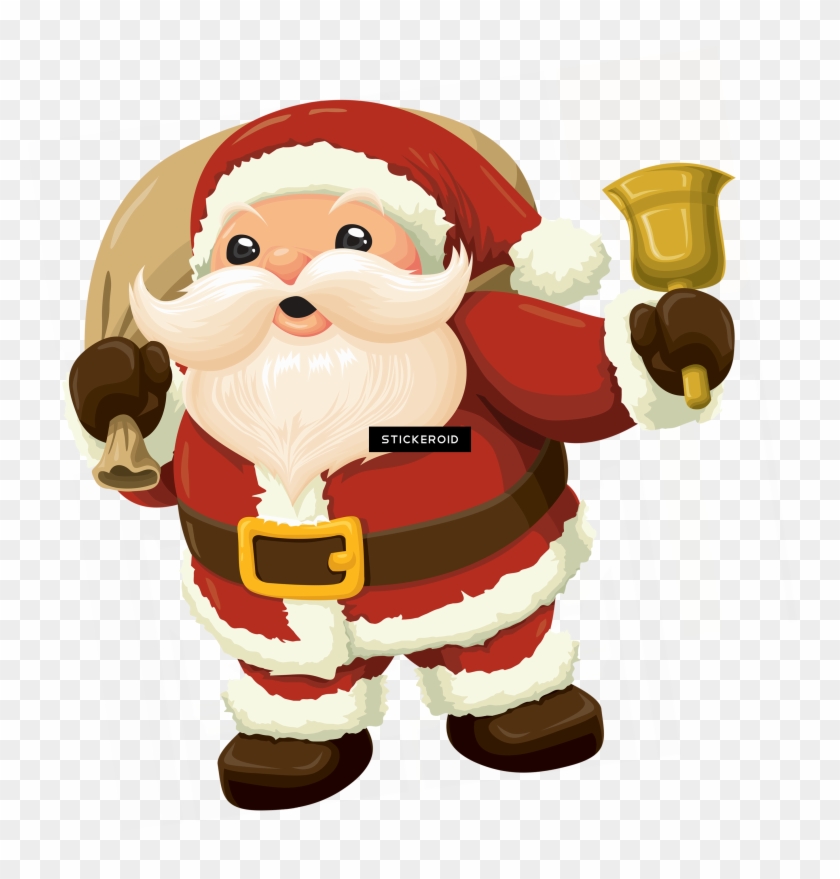 Santa Claus Holidays - Santa Claus Bell Png #1651906