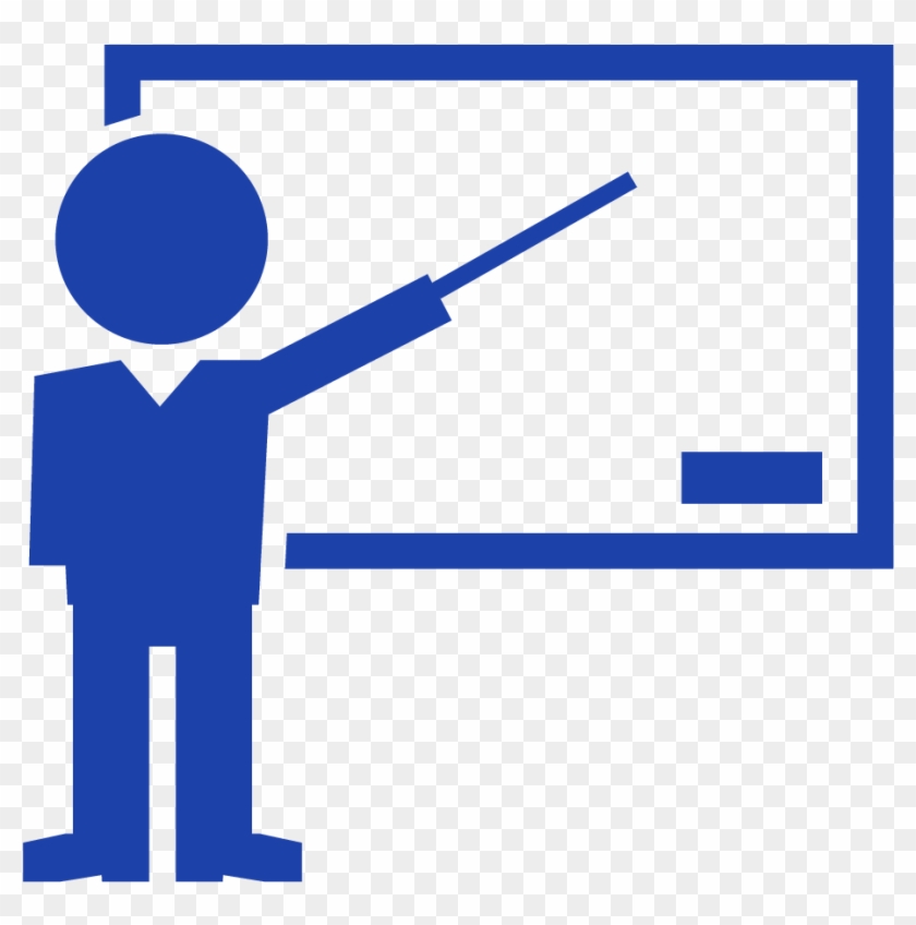 Teacher Silhouette Clipart - English Education Logo #1652070