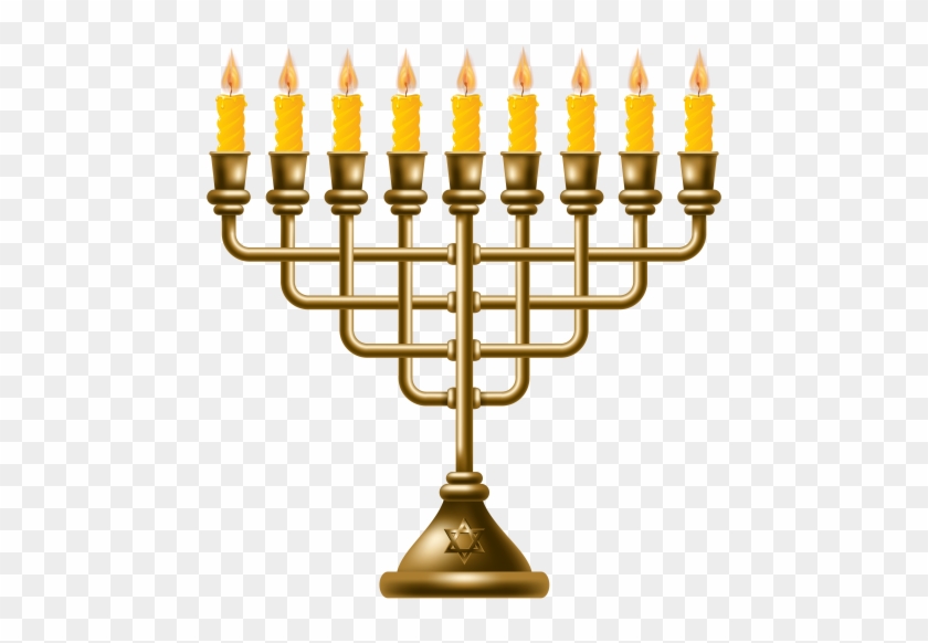 Free Png Download Golden Menorah Clipart Png Photo - Castiçal Png #1652319