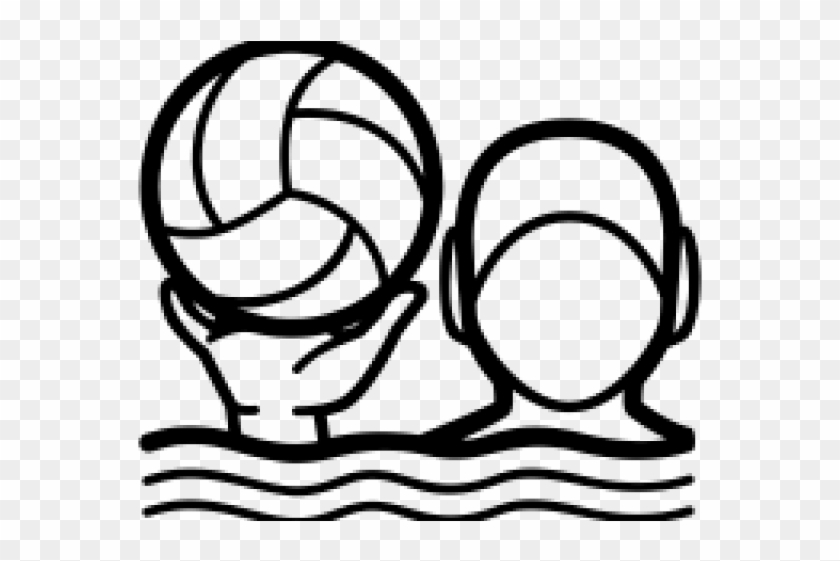 Drawn Ball Water Polo - Waterpolo Drawing #1652654