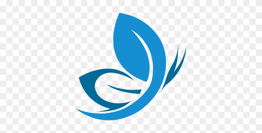 Blue Butterfly, Blue, Butterfly, Freedom Png And Vector - Butterfly Transparent Logo #1652797