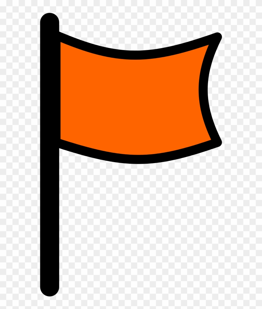 Flag Icon Orange - Google Maps Flag Png #1652865