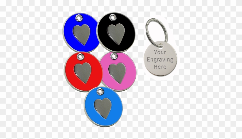 Enamel Pet Tag Heart - Pet Tag #1652980