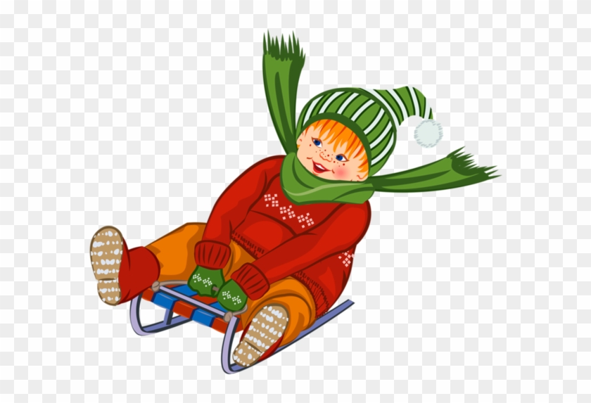 600 X 495 4 - Skiing Sledding Clipart #1653036