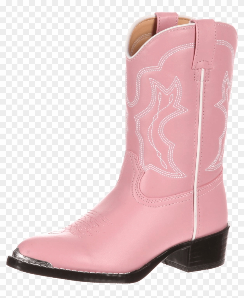 Transparent Boot Pink - Little Girl Pink Cowgirl Boots #1653059