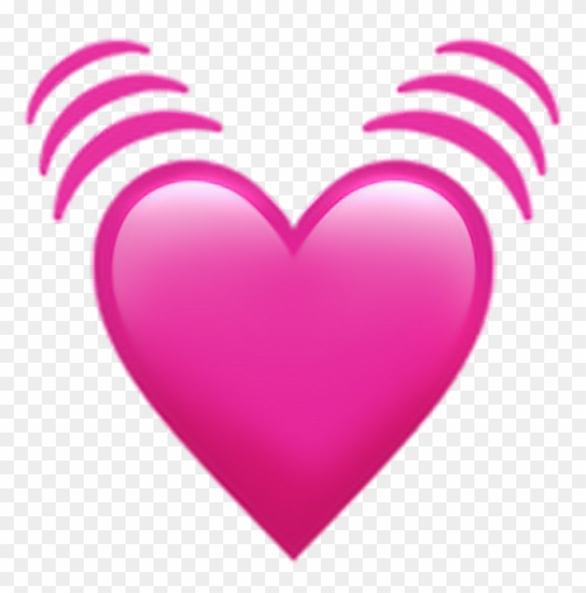 Beatingheartemoji Beating Heart Emoji Png Freeuse - Ios Heart Emojis Png #1653098