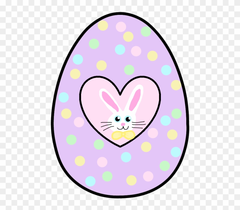 Clipart Egg Shaped - Polka Dot #1653117