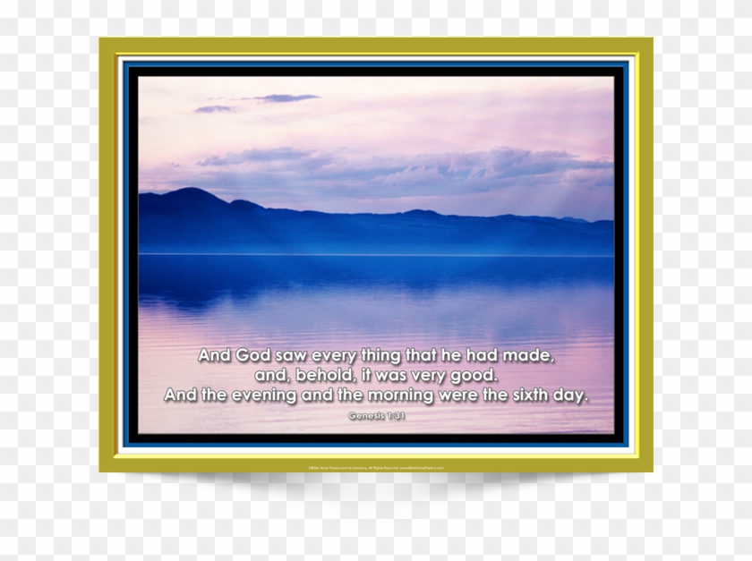 Bible Verse Posters 3 - Genesis 1 31 #1653246