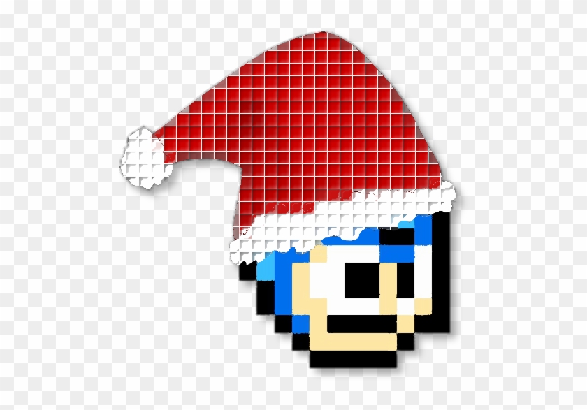 Christmas Eve At The 8-bit Variety Show - Mega Man's Head #1653375