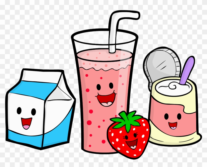 Fruit Smoothies Clipart 5 By Shelby - Snacks Cartoon Png #1653414