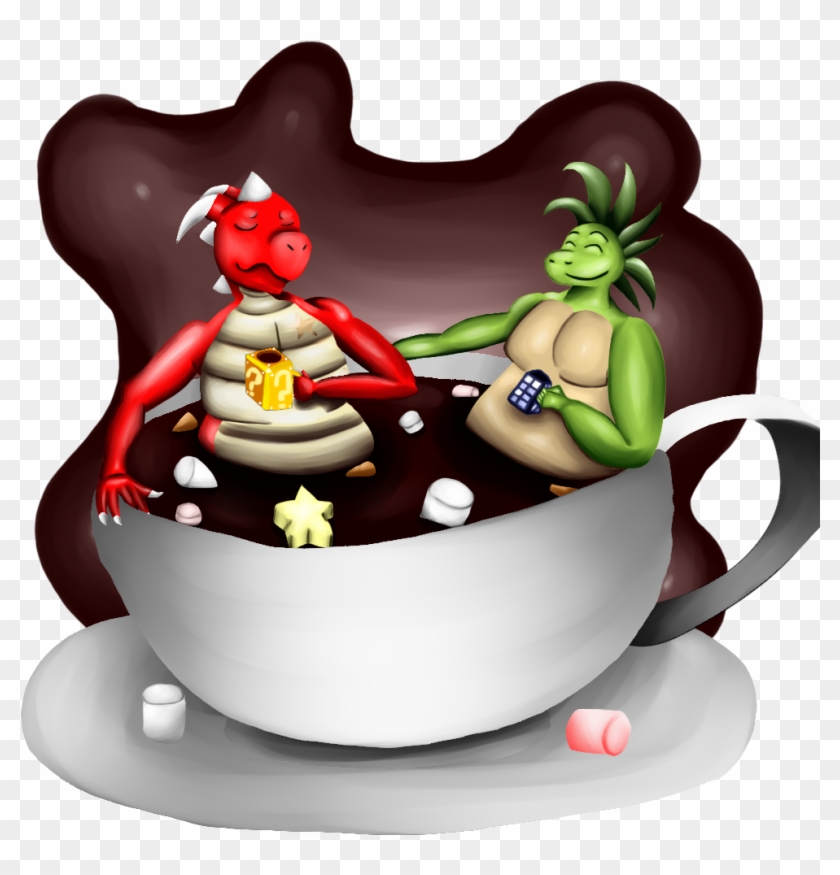 Henry And Ryex In Hot Chocolate Cup By Draggystar On - Cartoon #1653475