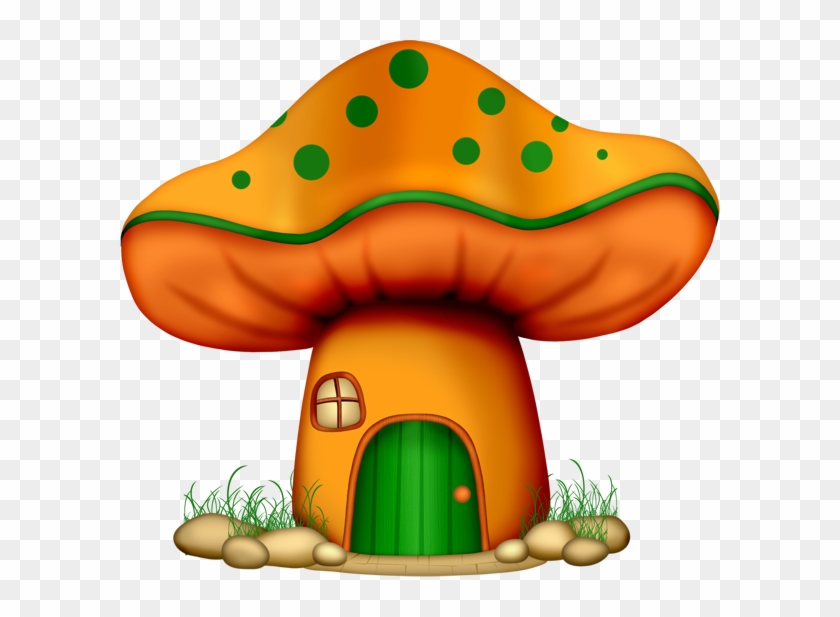 Applique Cushions, Mushroom House, Punch Needle, Clipart, - Fairy Mushroom Houses Png #1653484
