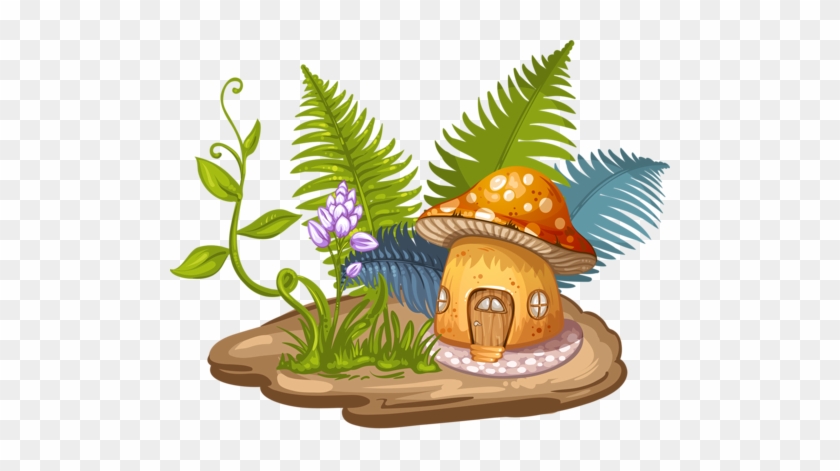 Fairy Land, Fairy Houses, Mignon, Stuffed Mushrooms, - Clip Art #1653489