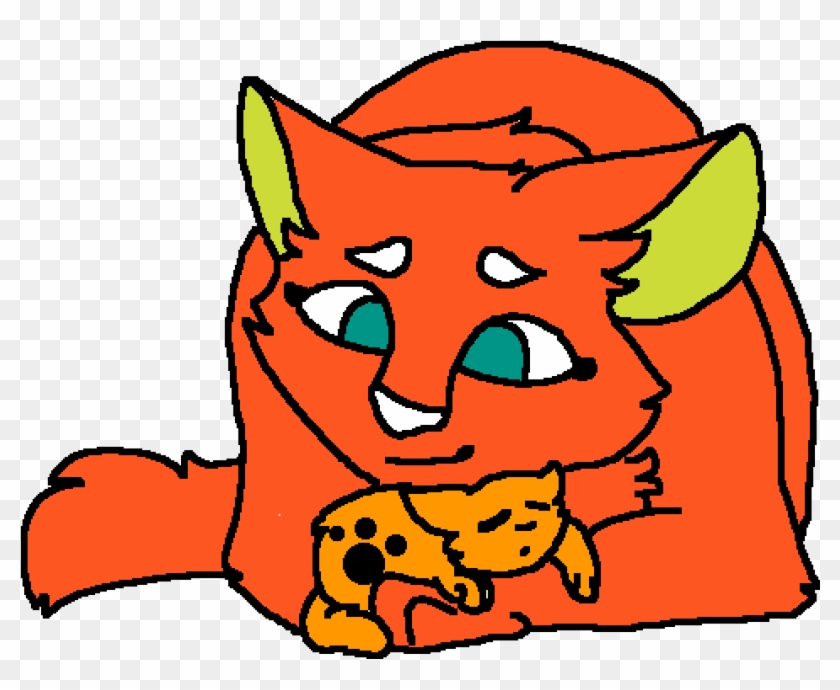 Myla As A Kit And Her Mom Tiger Claw - Cartoon #1653551