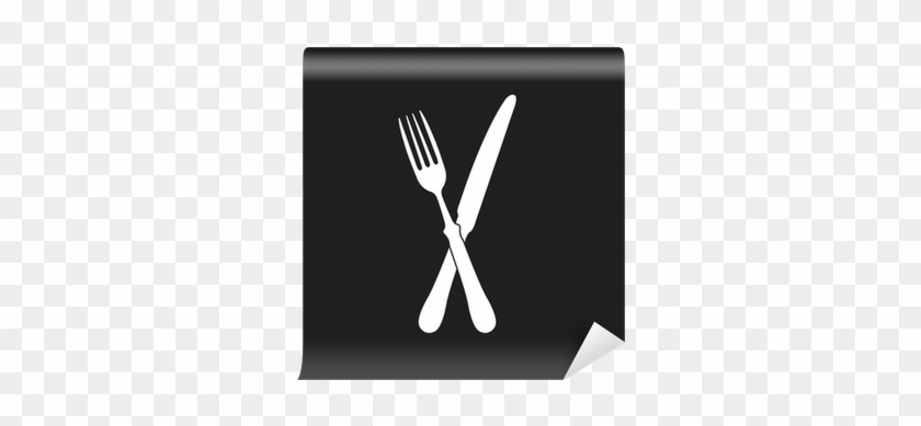 Crossed Fork Spoon Clip Art - Knife #1653728