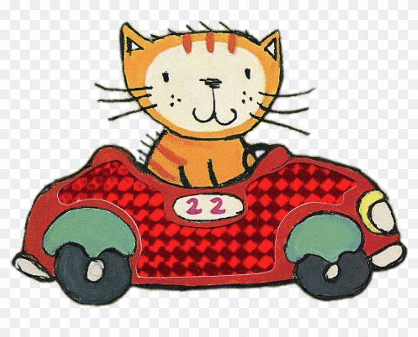 Free Png Download Poppy Cat In A Car Clipart Png Photo - Cartoon #1653732