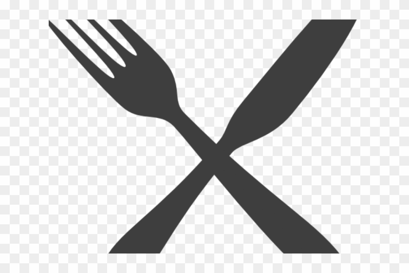 Cross Clipart Knife - Fork And Knife Clipart Png #1653737