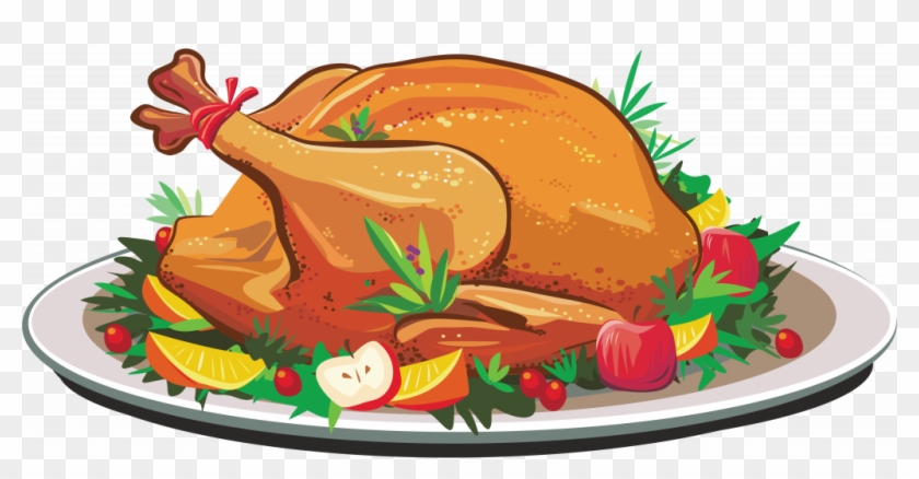 Thanksgiving Turkey Dinner Clipart #1653748