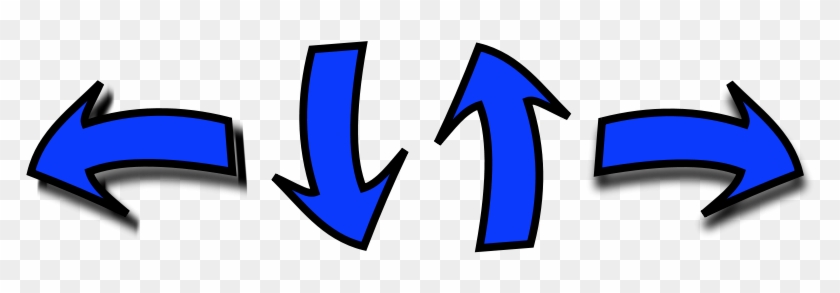 Arrow Orange Down Free Arrow Set - Direction Signs Left Right Up Down ...