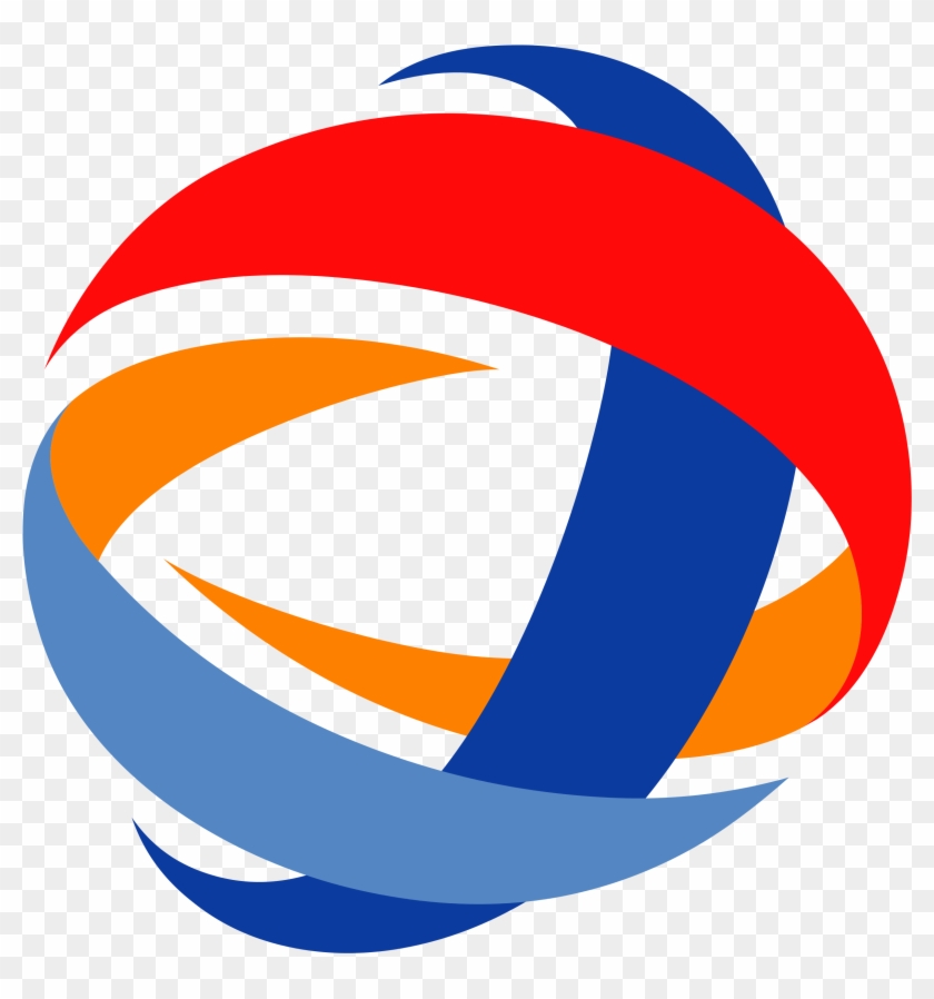 Logo With Red Blue And Orange Sphere Vector Clip Art - Rot Blau Orange Logo #1653904