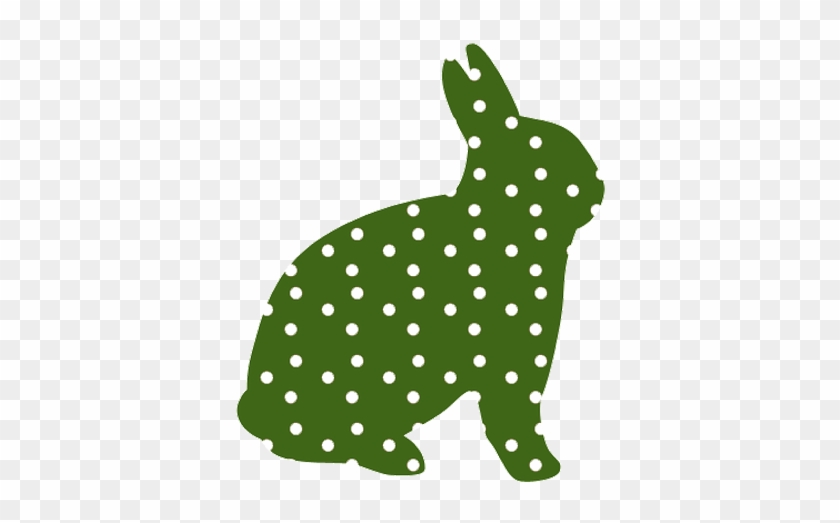 Bunny, Easter, Green, Dotted, Rabbit, Cute - Rabbit #1653967