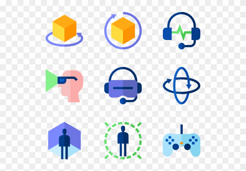 Virtual Reality - 3d Rotation Icon #1653975