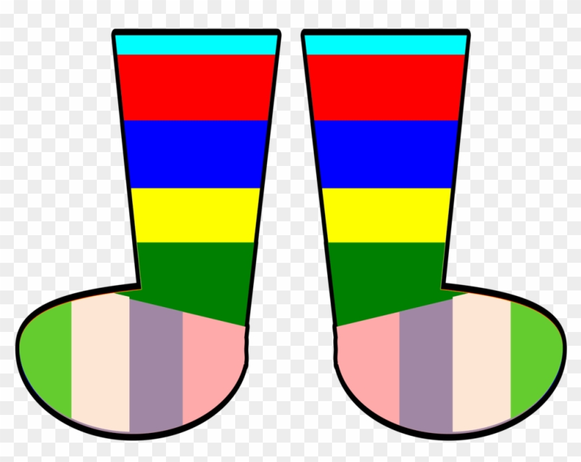 Crazy Sock Clipart - Silly Socks Clip Art #1654374