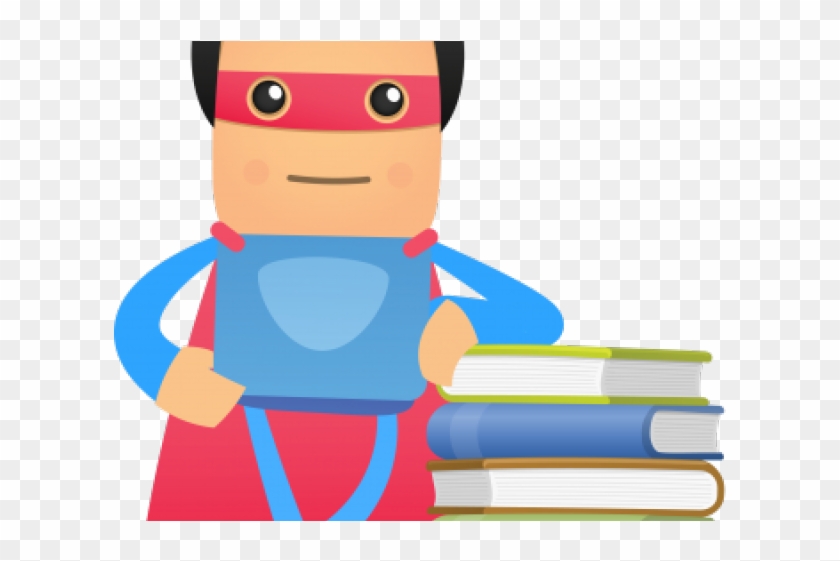 Graduation Clipart Superhero - Free Clipart Superheroes Reading - Full ...