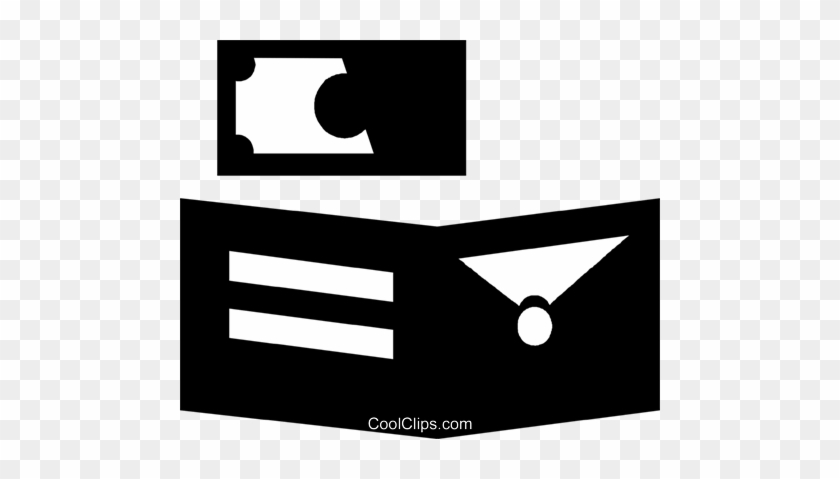 Wallet Royalty Free Vector Clip Art Illustration - Wallet Royalty Free Vector Clip Art Illustration #1654602