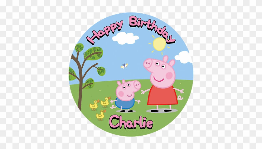 Edible Cake Topper Image Icing Sheet - Peppa Pig #1654716