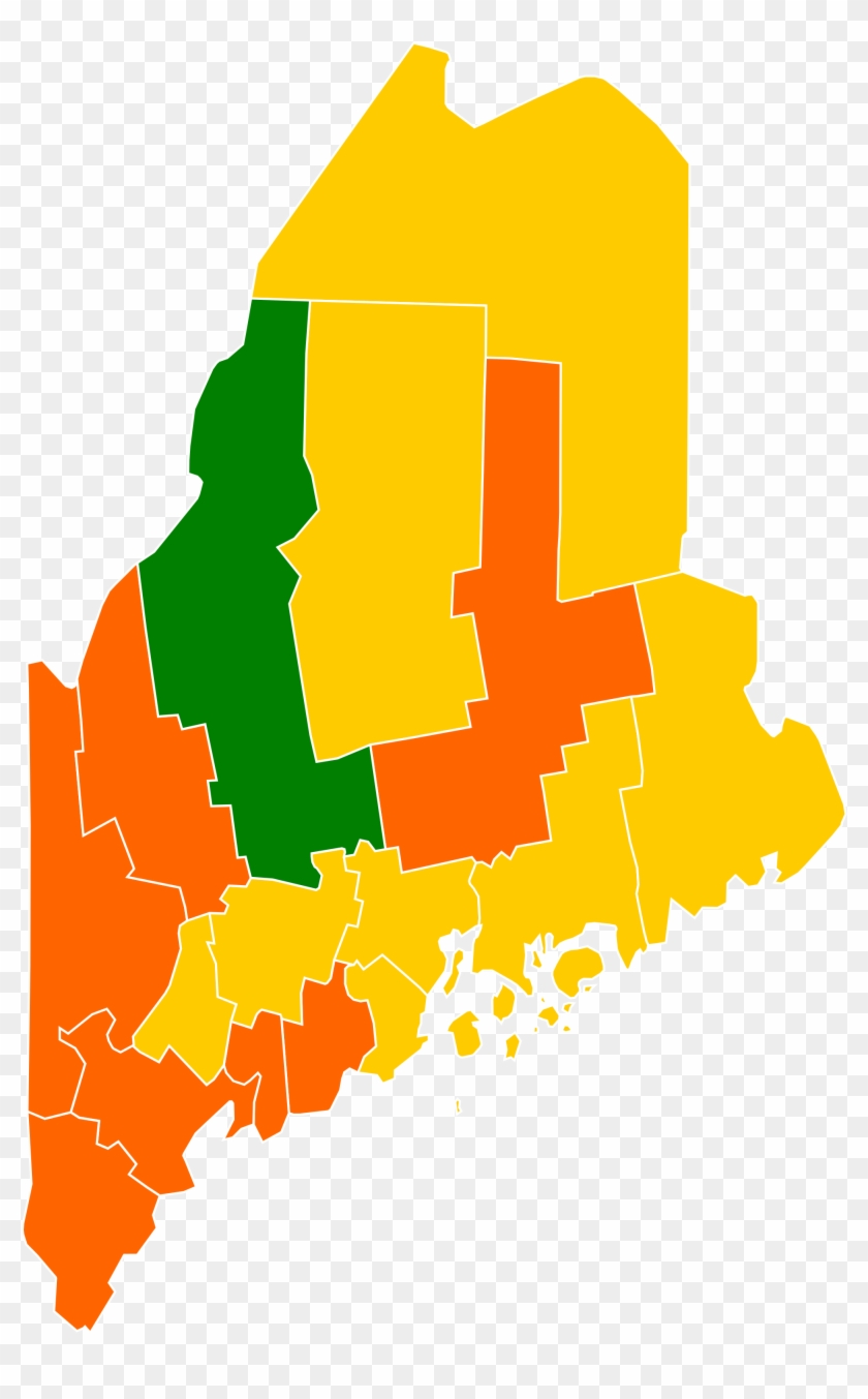 File Maine Republican Presidential Caucuses Election - Maine 2016 Election Map #1654739