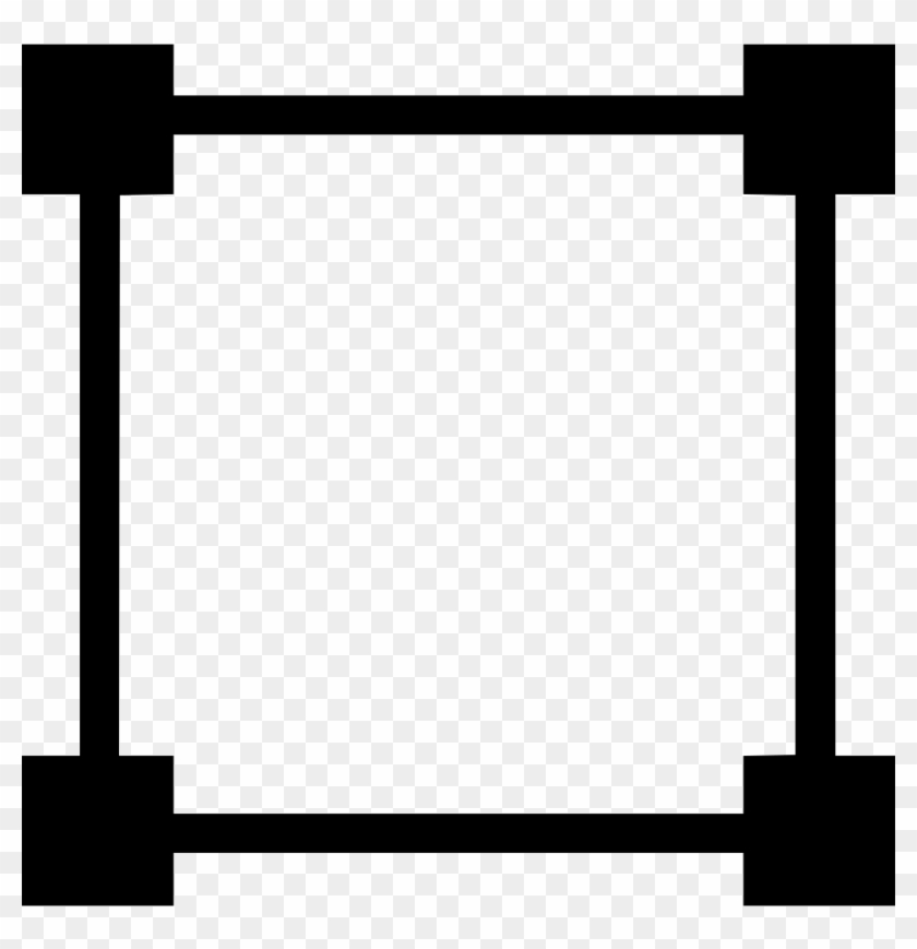 Square Border Curve Dot Object Area Comments - Group Objects Icon #1654747