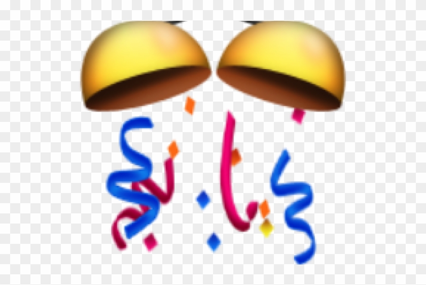 Ball Clipart Confetti - Emoji Party Png #1654784