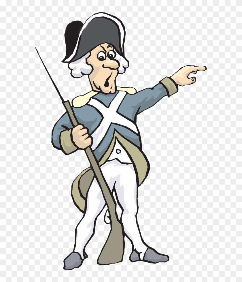 Soldiers Clipart American Revolution - Revolutionary War Soldier Clipart #1654810