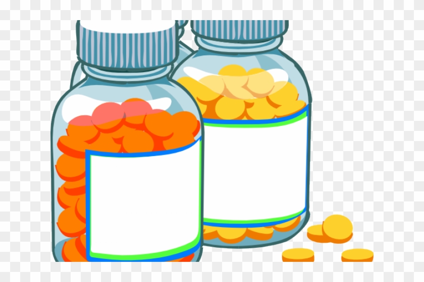 Plastic Bottles Clipart School - Over The Counter Drugs Clipart #1655027