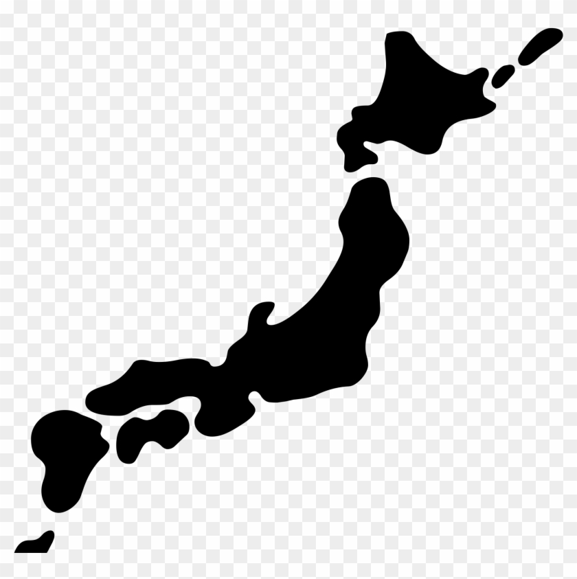Open - Japan Map Vector #1655078