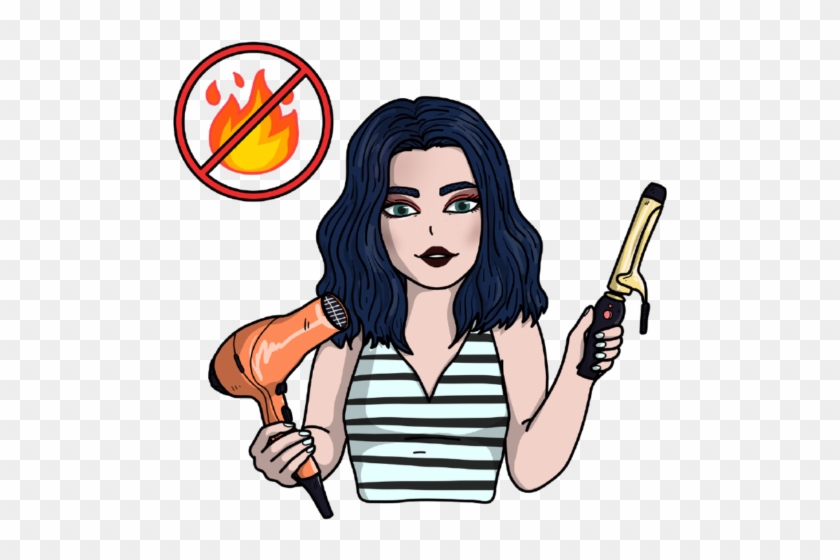 Heat Guard Hair Protector - Cartoon #1655182